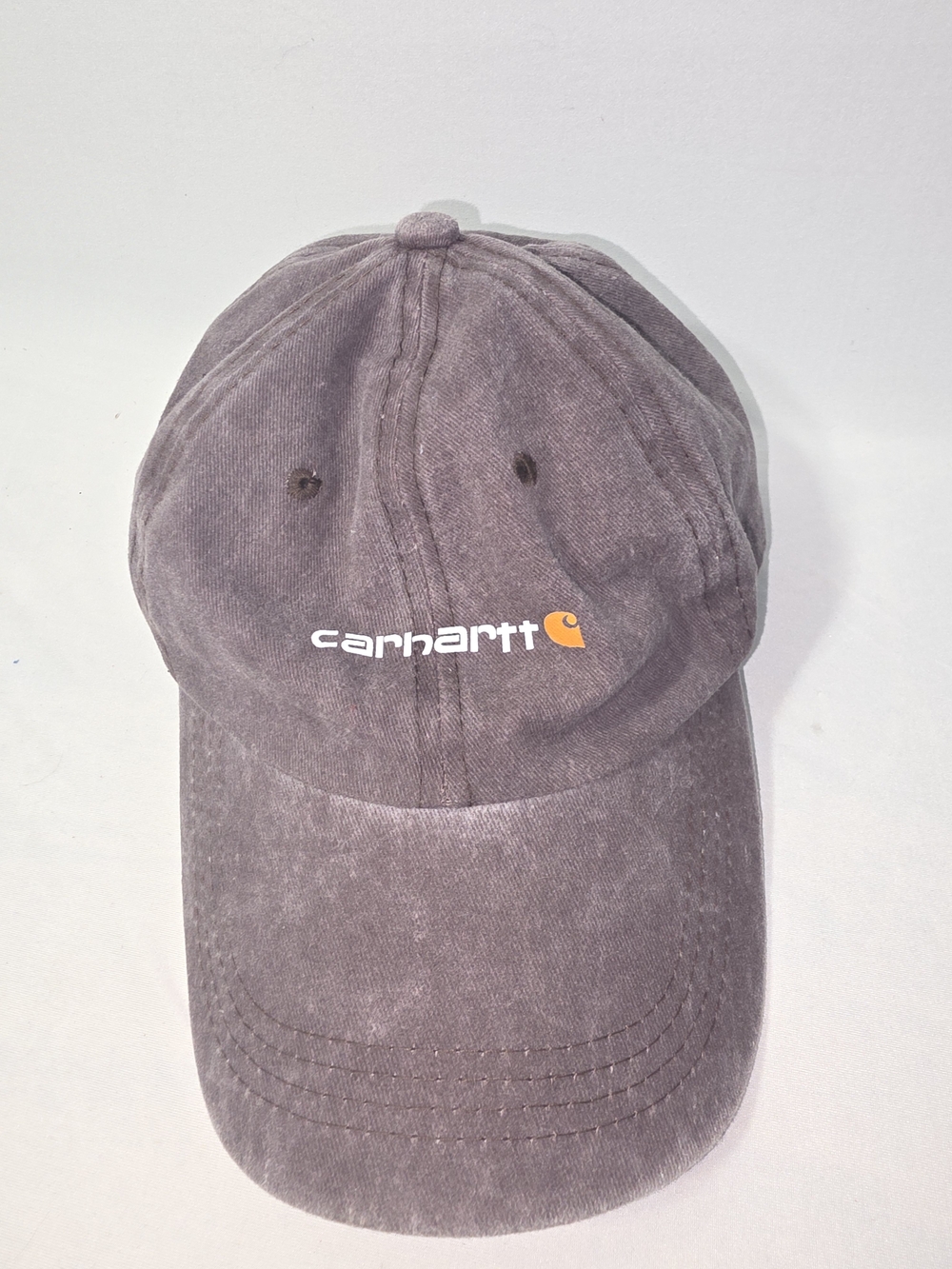 Carhartt faded brown logo baseball cap